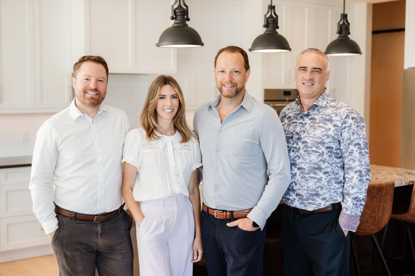 Koch Wynans Real Estate: Brandon Mounsey, Jennifer Koch, Mark Koch, and Adam Wynans